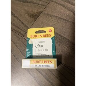 Sugar Cookie Lip Balm Burts Bees Limited Holiday Edition .15 oz On The Nice List